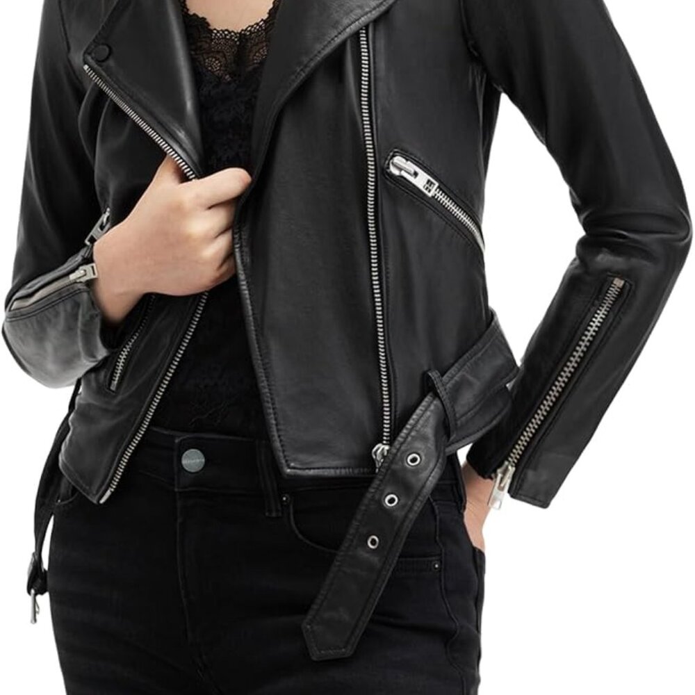 Women's Balfern Leather Biker Jacket